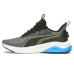 PUMA Men's Amplifier Shoes Sneaker, Cool Dark Gray-Electric Lime-Black-Team Royal Ah25, 10 - Image 3