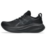 ASICS Men's Gel-Nimbus 27 Running Shoes, 9, Black/Graphite Grey