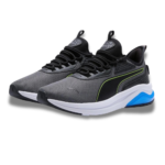 PUMA Men's Amplifier Shoes Sneaker, Cool Dark Gray-Electric Lime-Black-Team Royal Ah25, 10